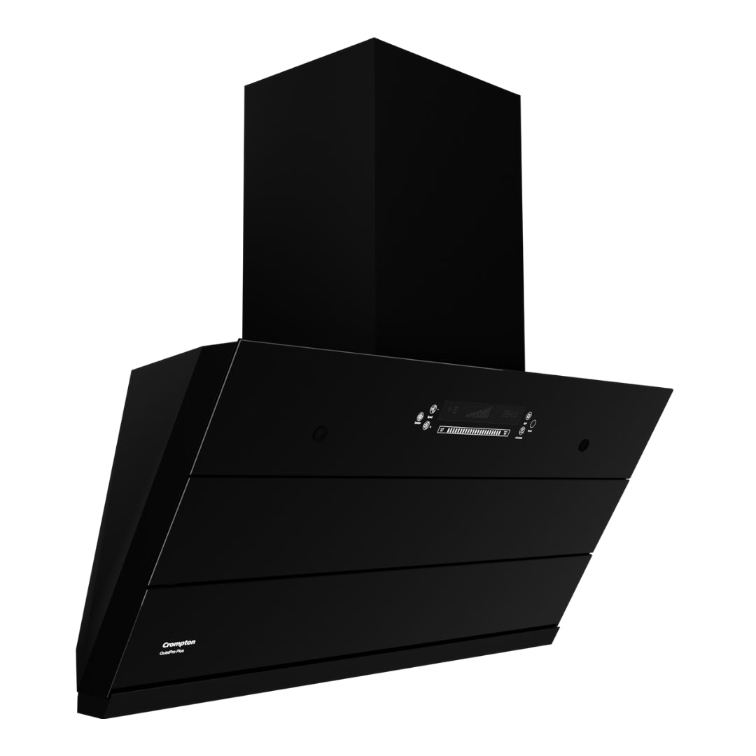 Crompton 90 cm Wall Mounted Chimney QuietPro Plus CHD-QPPI90FLE-MBL