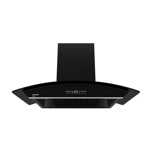 Crompton 90 cm Wall Mounted Chimney QuietPro CHD-QPVC90FLE-MBL