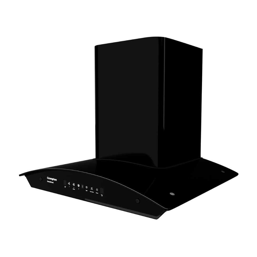 Crompton 60 cm Wall Mounted Chimney SensoSmart CHD-SSC60FLE-MBL