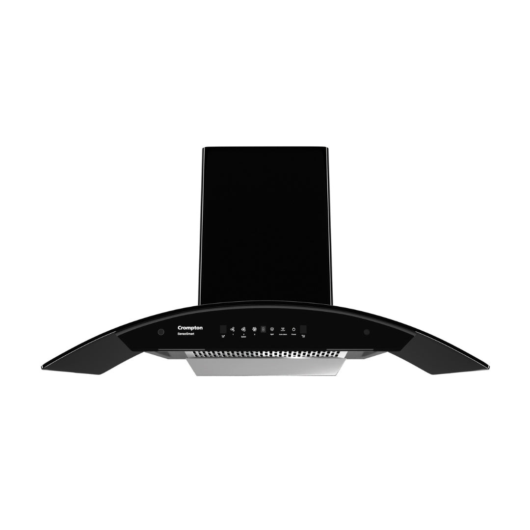Crompton 90 cm Wall Mounted Chimney SensoSmart CHD-SSC90FLE-MBL