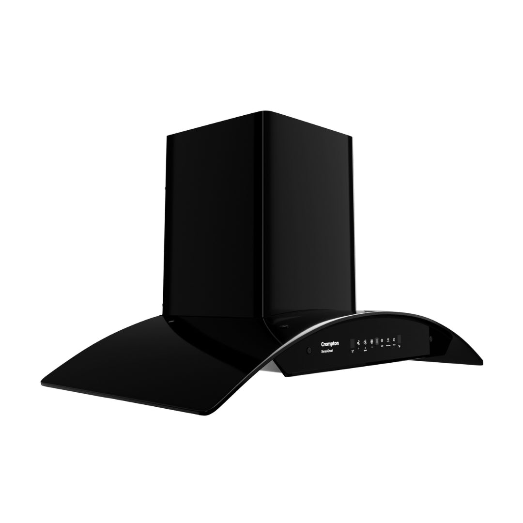 Crompton 90 cm Wall Mounted Chimney SensoSmart CHD-SSC90FLE-MBL