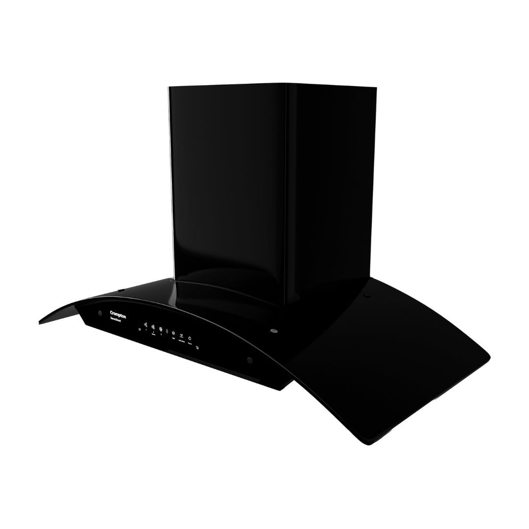 Crompton 90 cm Wall Mounted Chimney SensoSmart CHD-SSC90FLE-MBL