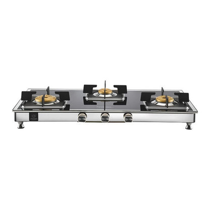 Hindware 77 cm 3 Burner Cooktop Dario Series DARIO 3B