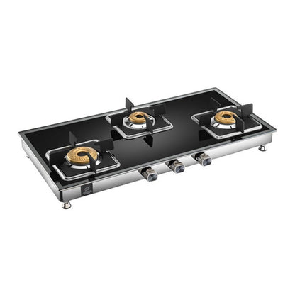 Hindware 77 cm 3 Burner Cooktop Dario Series DARIO 3B