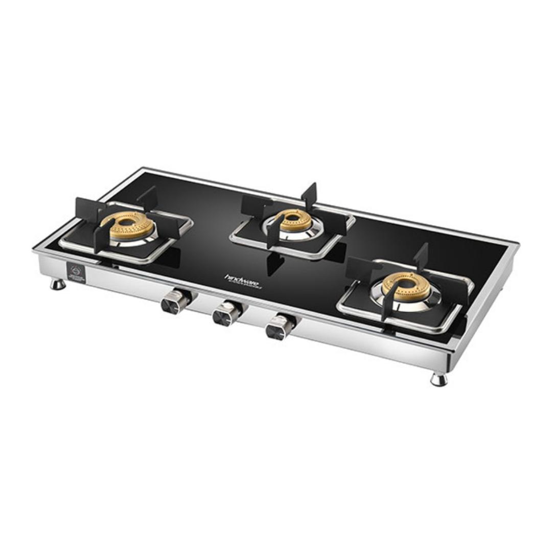 Hindware 77 cm 3 Burner Cooktop Dario Series DARIO 3B