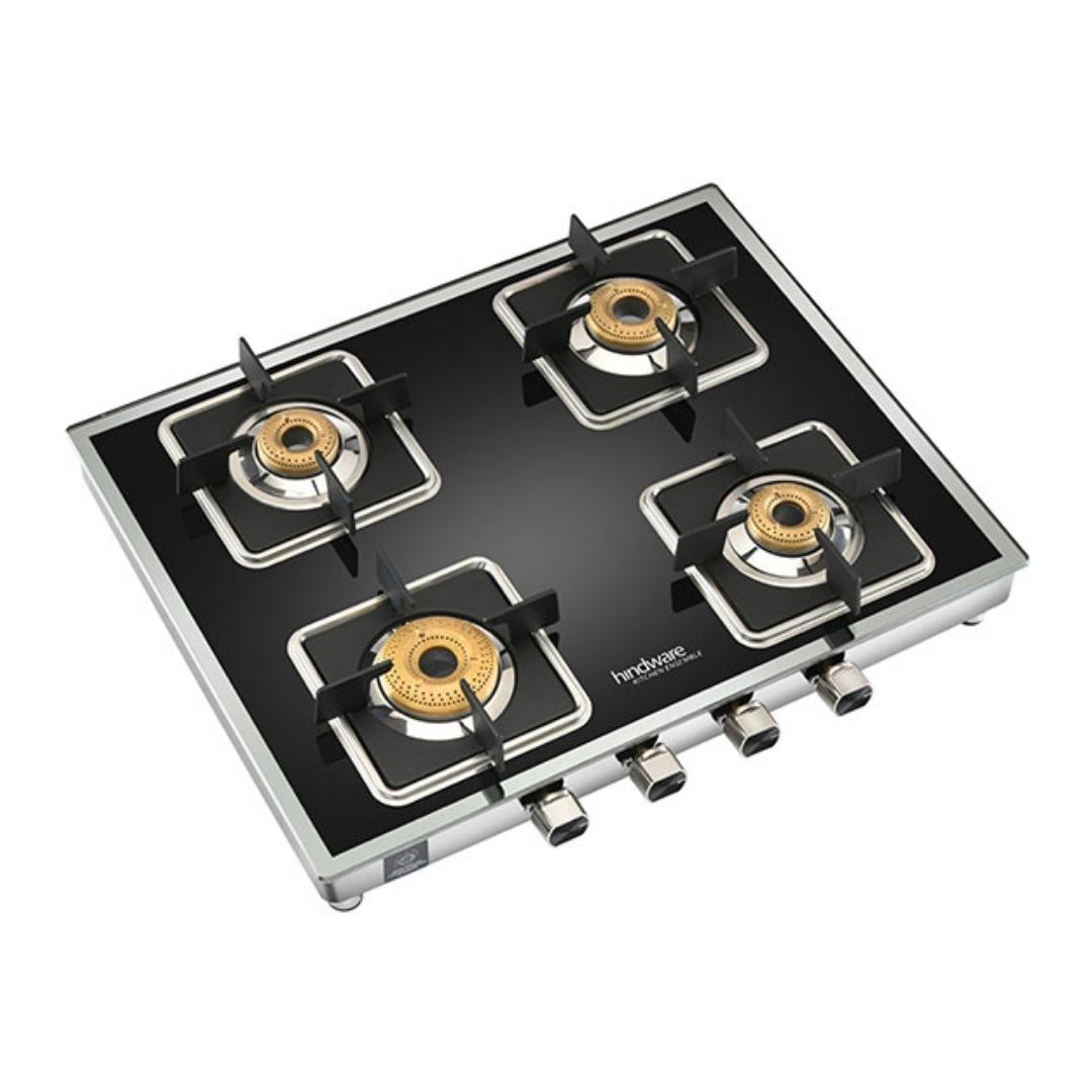 Hindware 63 cm 4 Burner Cooktop Dario Series DARIO 4B