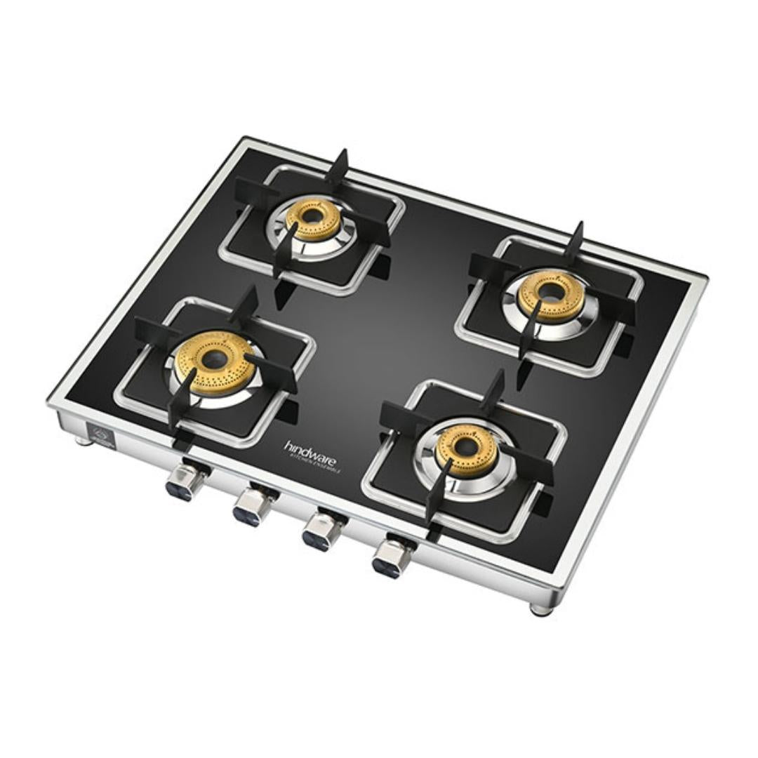 Hindware 63 cm 4 Burner Cooktop Dario Series DARIO 4B