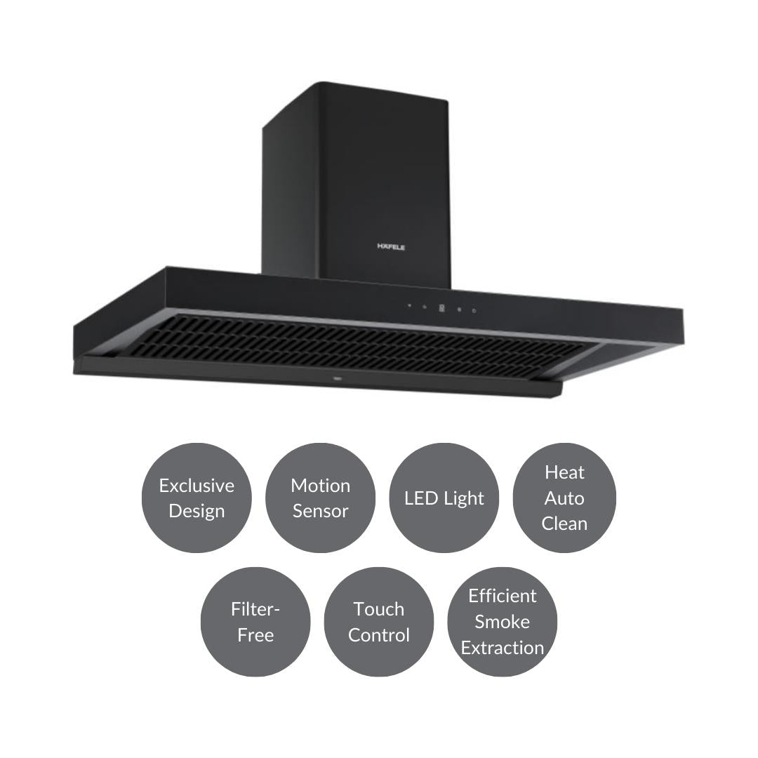 Hafele 90 cm Wall Mounted Chimney DATURA NEO 90