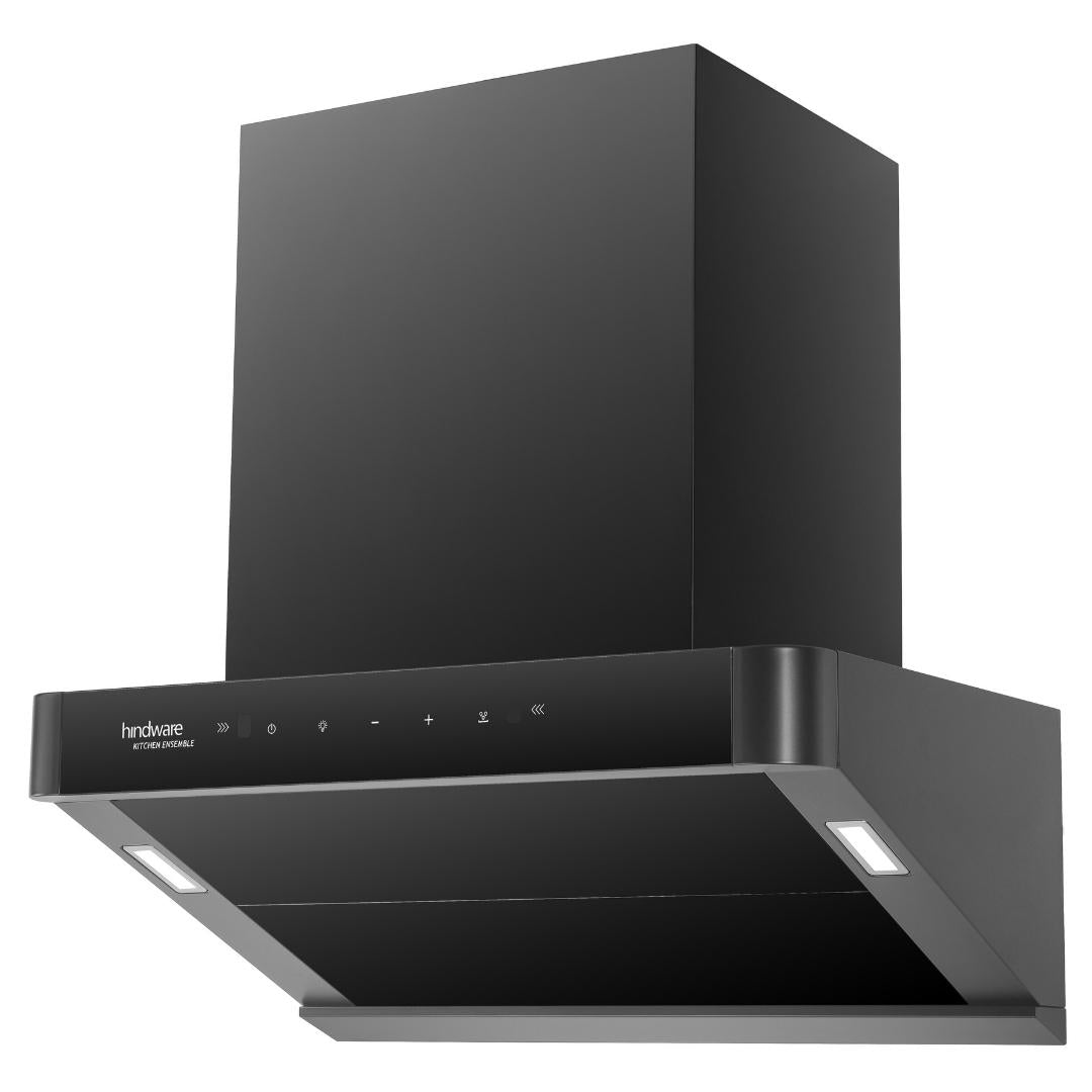 Hindware 60 cm Wall Mounted Chimney Auto Clean Hoods Series DELECIA 60