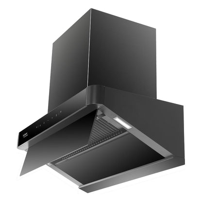 Hindware 75 cm Wall Mounted Chimney Auto Clean Hoods Series DELECIA 75