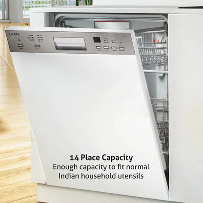 Glen Semi Built in Dishwasher DW 7721 J with 14 Place Settings