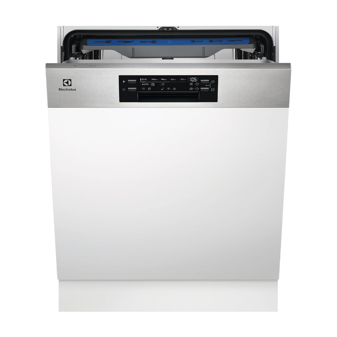 Electrolux Semi Built in Dishwasher UltimateCare 700 EEM48300IX with 14 Place Settings