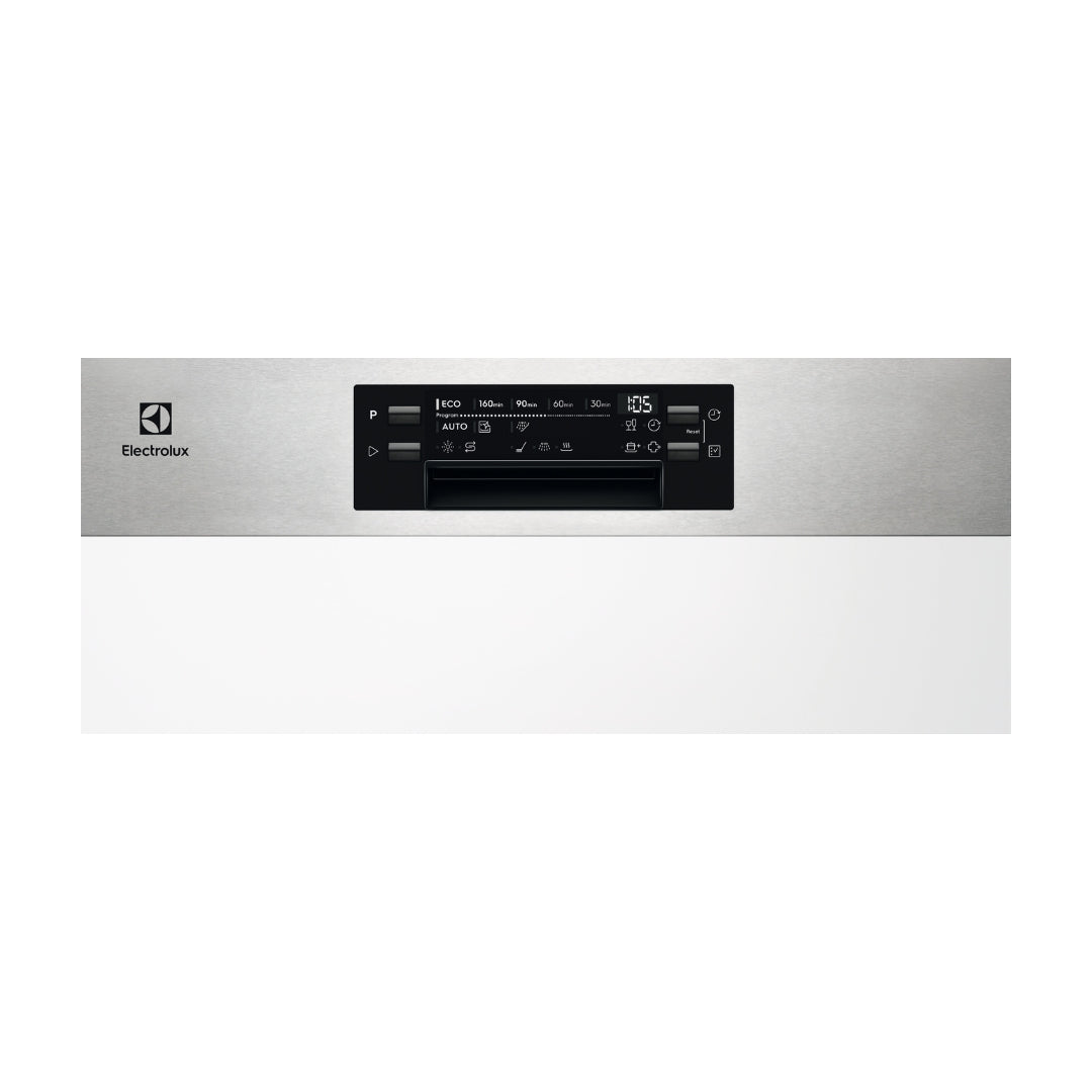 Electrolux Semi Built in Dishwasher UltimateCare 700 EEM48300IX with 14 Place Settings
