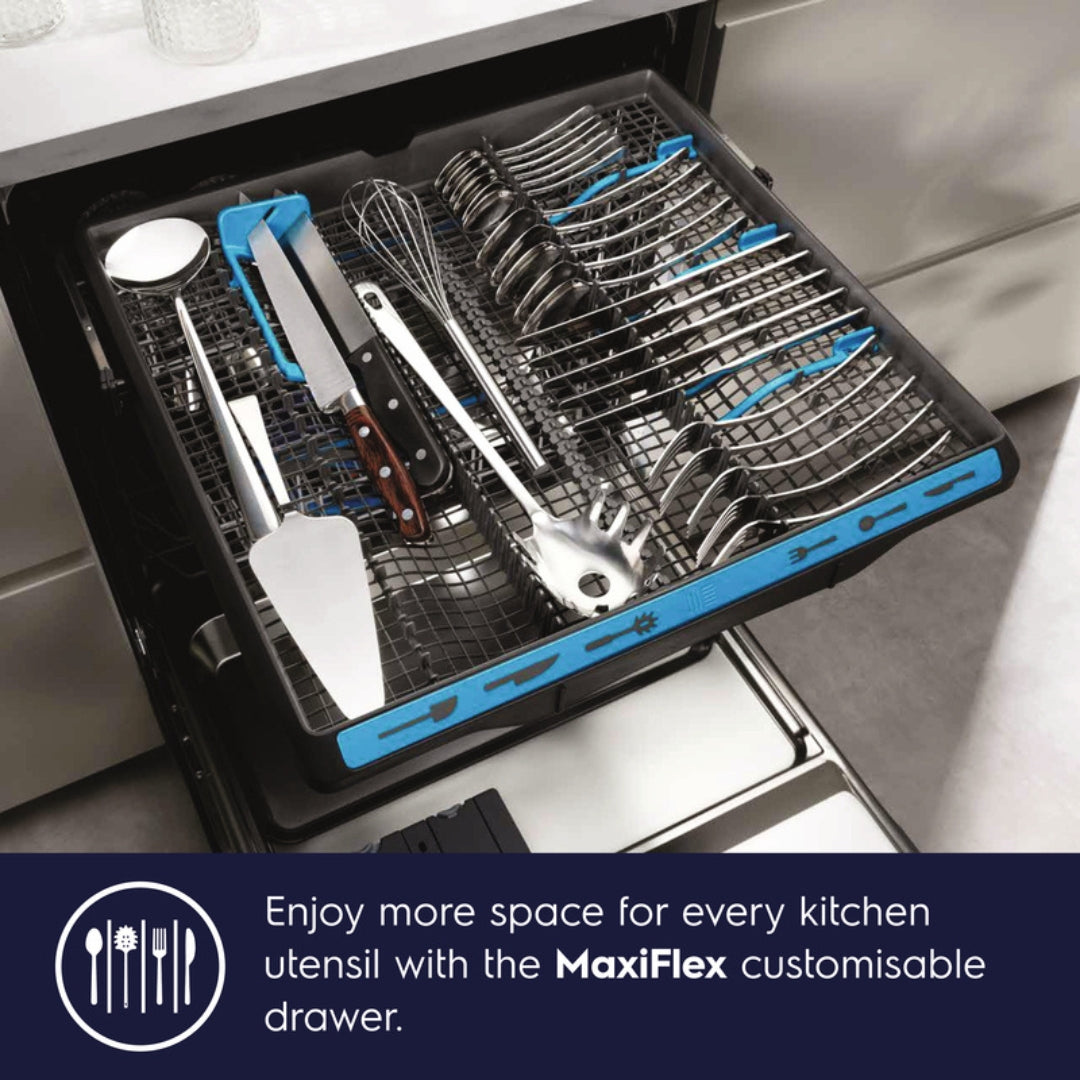 Electrolux Semi Built in Dishwasher UltimateCare 700 EEM48300IX with 14 Place Settings
