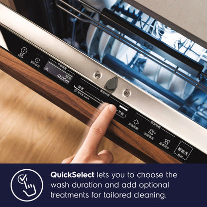 Electrolux Semi Built in Dishwasher UltimateCare 700 EEM48300IX with 14 Place Settings