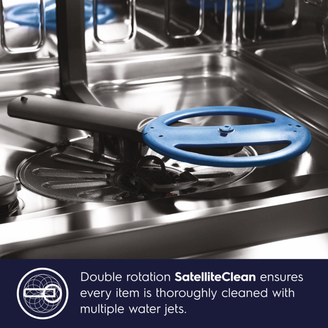 Electrolux Semi Built in Dishwasher UltimateCare 700 EEM48300IX with 14 Place Settings