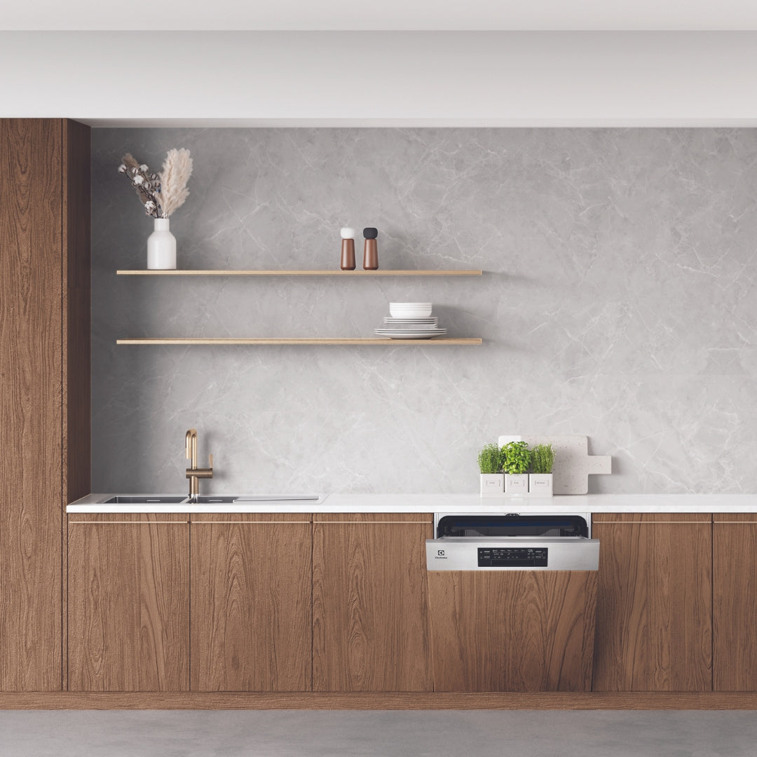 Electrolux Semi Built in Dishwasher UltimateCare 700 EEM48300IX with 14 Place Settings