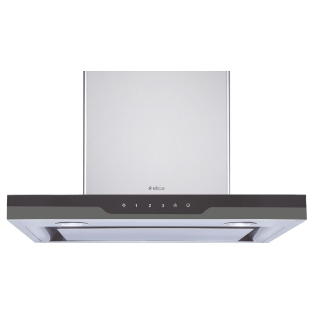 Elica 60 cm Wall Mounted Chimney EDS Deep Silence Series METEORITE EDS HE LTW 60 T4V LED