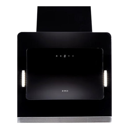 Elica 60 cm Wall Mounted Chimney Filterless Series EFL GRACEFUL HE LTW 60 BK TC3V LED