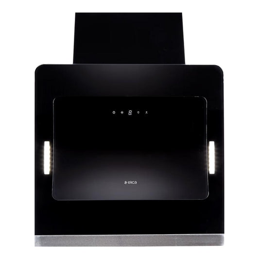 Elica 60 cm Wall Mounted Chimney Filterless Series EFL GRACEFUL HE LTW 60 BK TC3V LED