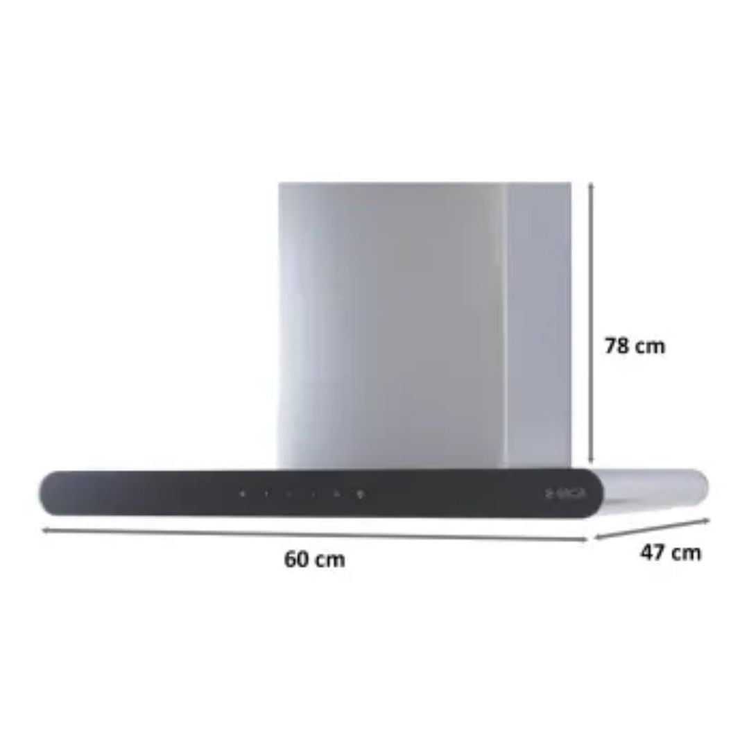 Elica 60 cm Wall Mounted Chimney EDS Deep Silence Series GALAXY EDS HE LTW 60 T4V LED