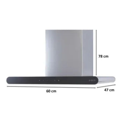 Elica 60 cm Wall Mounted Chimney EDS Deep Silence Series GALAXY EDS HE LTW 60 T4V LED