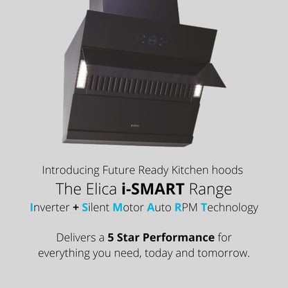 Elica 60 cm Wall Mounted Chimney Ismart Series ISMART EFL HAC LTW 60