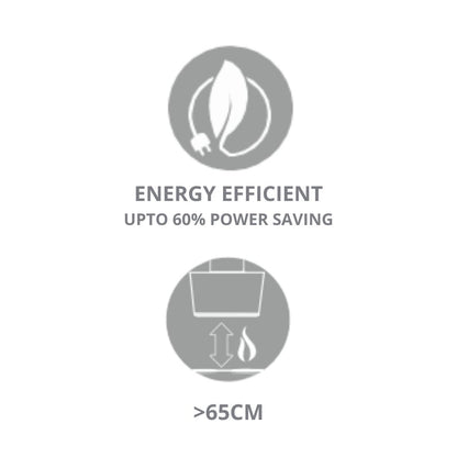 Elica 60 cm Wall Mounted Chimney Ismart Series ISMART EFL HAC LTW 60