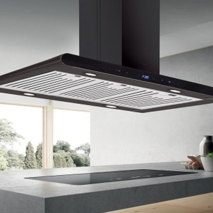 Elica 90 cm Island Chimney Ismart Series ISMART GALAXY BF ISLAND LTW 90 NERO
