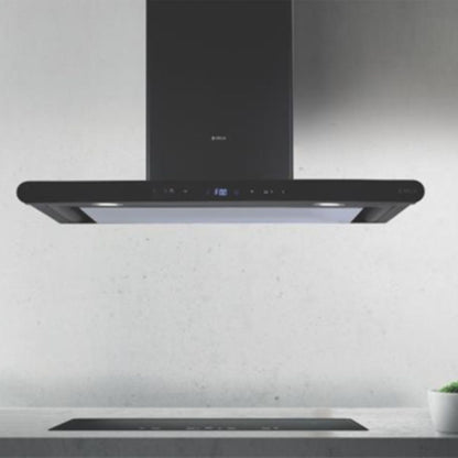 Elica 90 cm Wall Mounted Chimney Ismart Series ISMART GALAXY EDS LTW 90 NERO