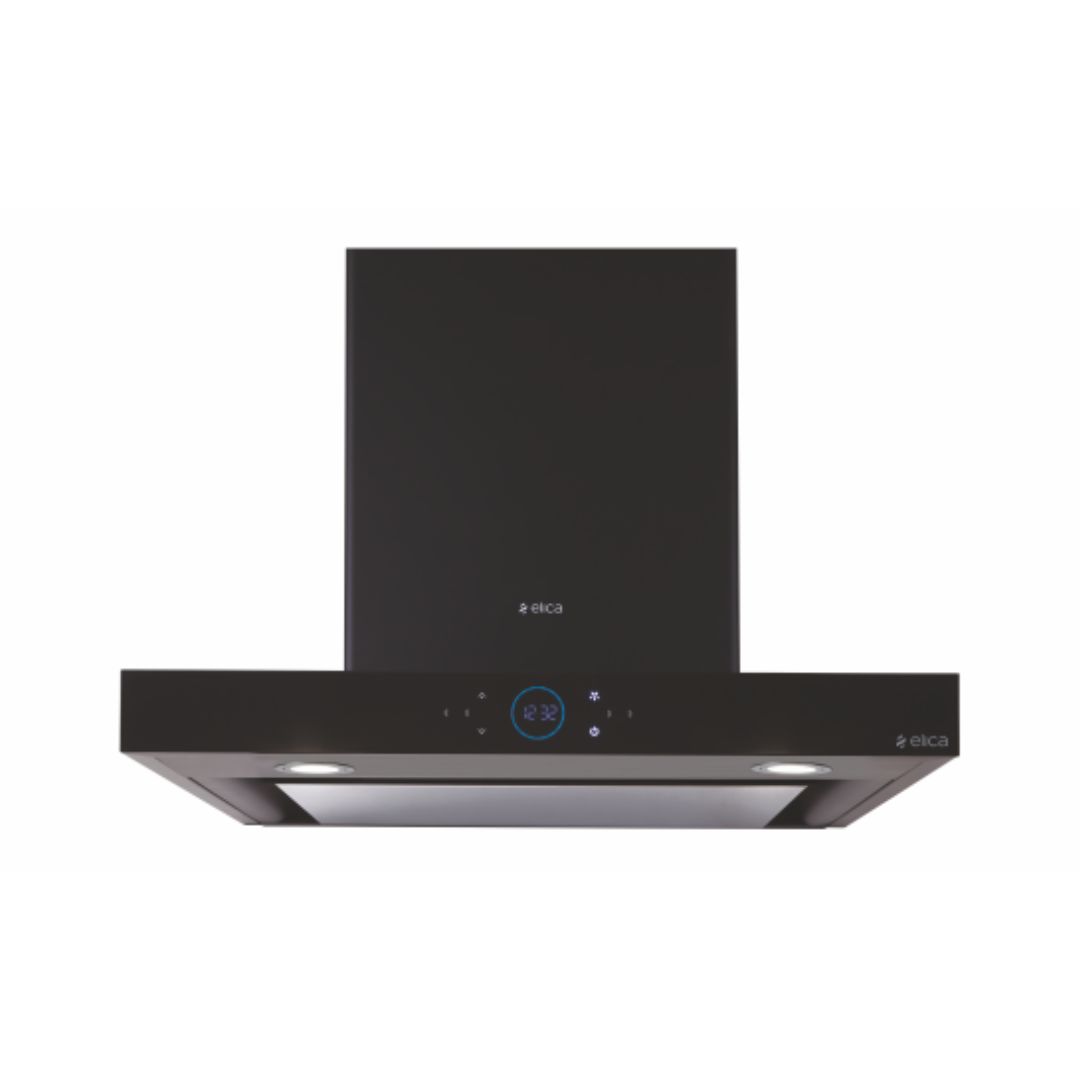 Elica 60 cm Wall Mounted Chimney Ismart Series ISMART SPOT H6 EDS LTW 60 NERO