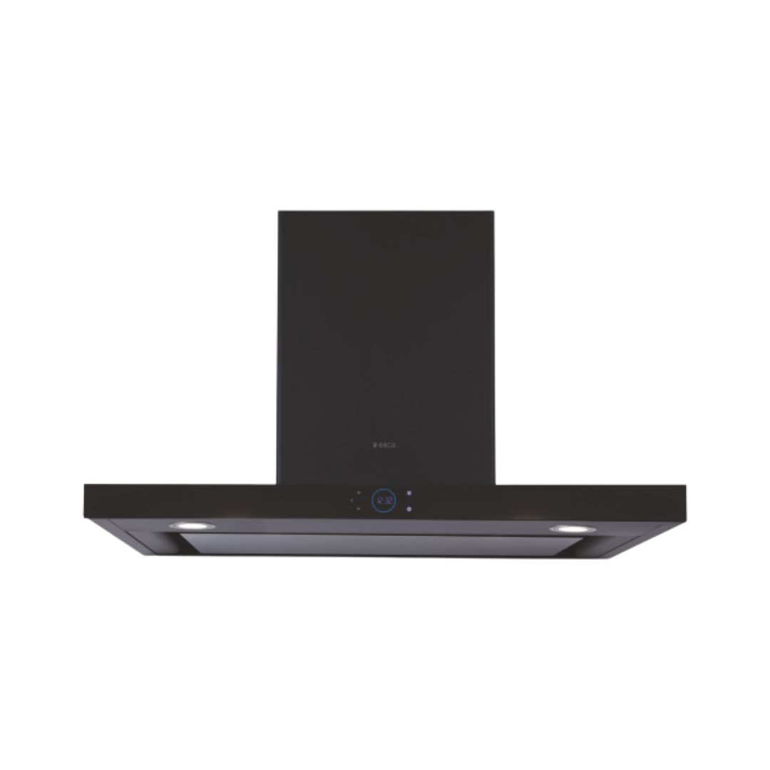 Elica 90 cm Wall Mounted Chimney Ismart Series ISMART SPOT H6 EDS LTW 90 NERO