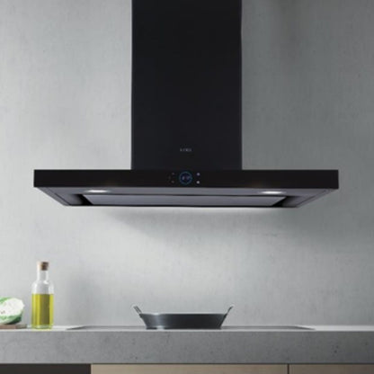 Elica 90 cm Wall Mounted Chimney Ismart Series ISMART SPOT H6 EDS LTW 90 NERO