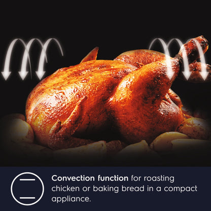 Electrolux Built In Oven With Air Fryer UltimateTaste 500 KOIGH00KA2 + Electrolux Built-In Convection Microwave UltimateTaste 700 EMSB25XC