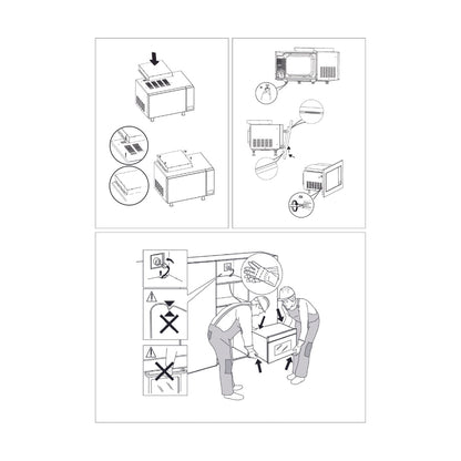 Electrolux Built In Oven With Air Fryer UltimateTaste 500 KOIGH00KA2 + Electrolux Built-In Convection Microwave UltimateTaste 700 EMSB25XC