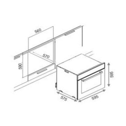 Elica Built In Oven EPBI 1060 DMF