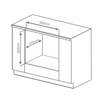 Faber Built In Oven FBIO 83L 15F BK + Faber Built-In Microwave FBI MWO 25 SG
