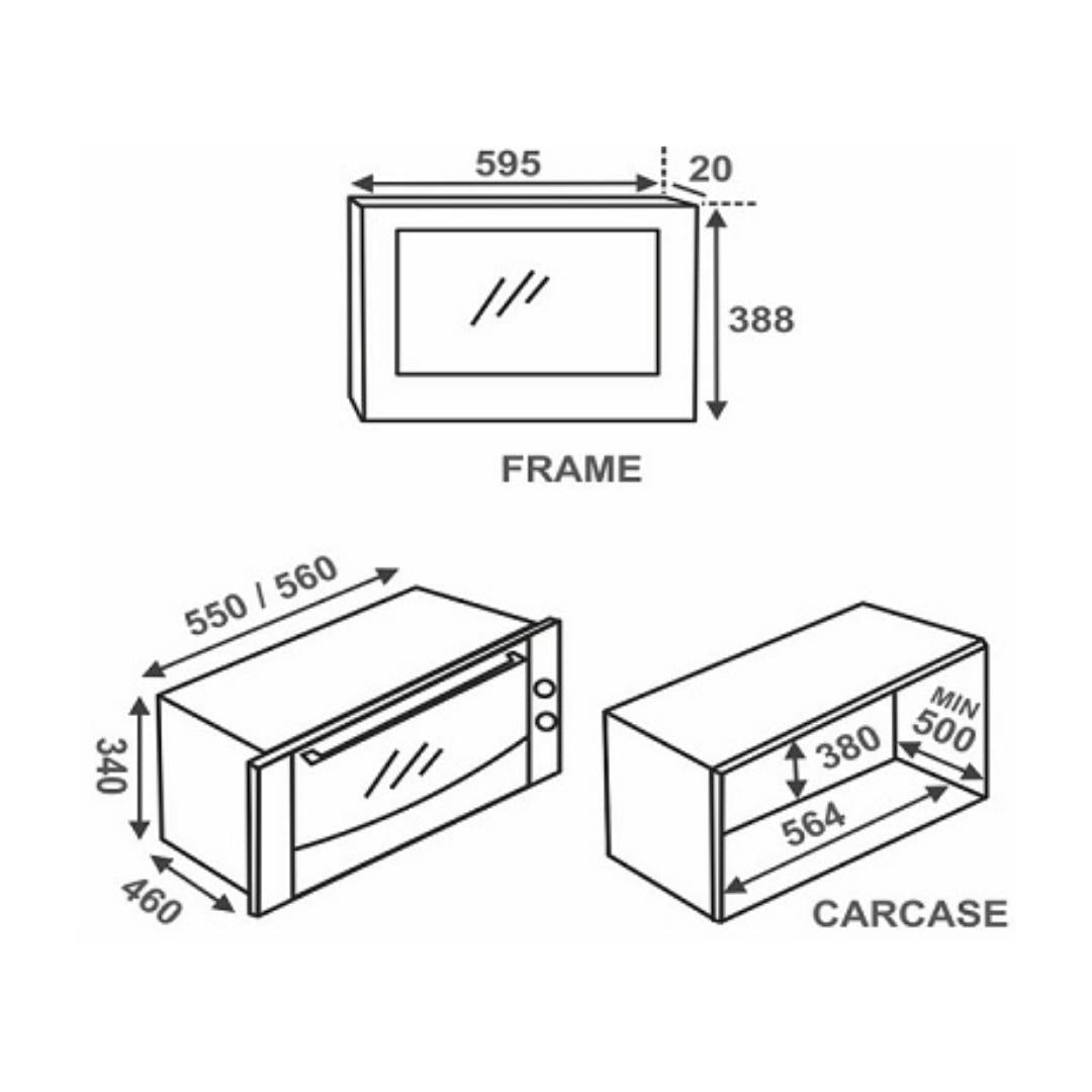 Elica Built-In Microwave EPBI MWO G25