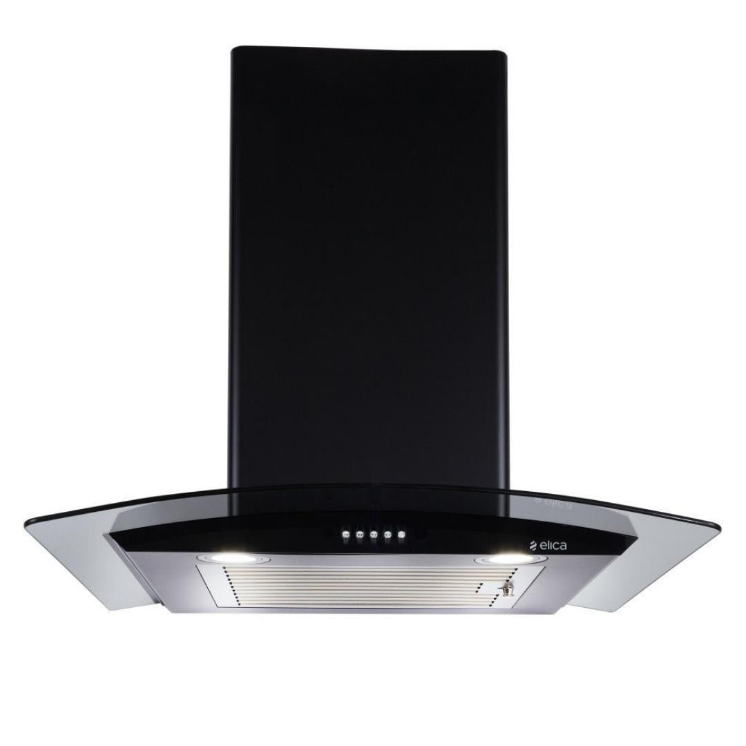 Elica 60 cm Wall Mounted Chimney Classic Series ESCG BF 60 NERO