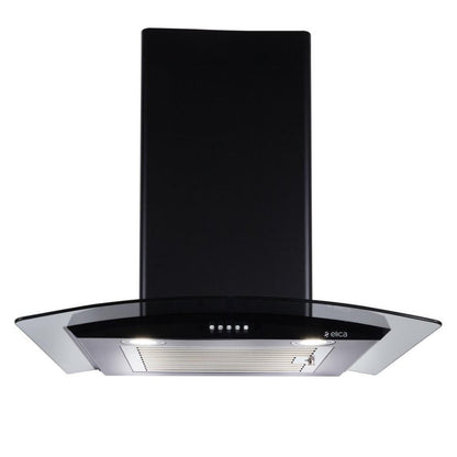 Elica 60 cm Wall Mounted Chimney Classic Series ESCG BF 60 NERO