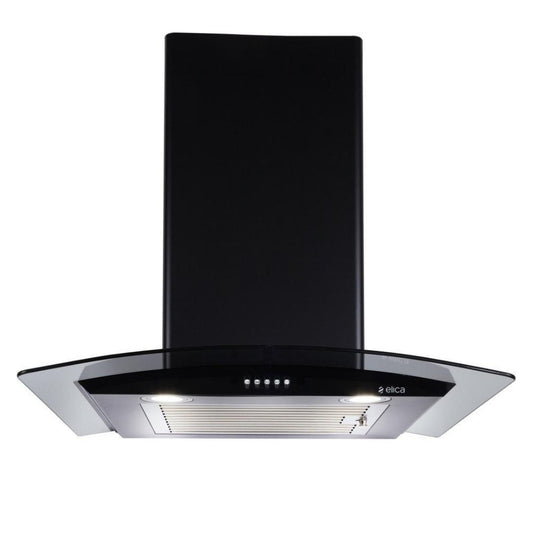 Elica 60 cm Wall Mounted Chimney Classic Series ESCG BF 60 NERO