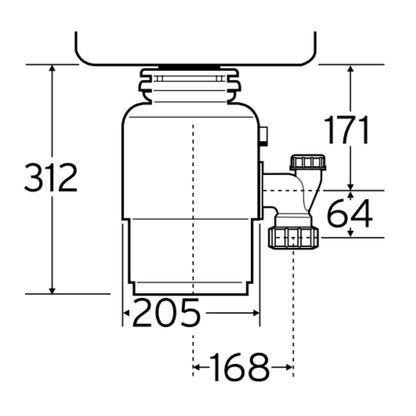 InSinkErator Food Waste Disposer EVOLUTION 100