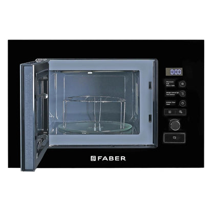 Faber Built In Oven FBIO 80L 4F BK + Faber Built-In Microwave FBI MWO 20 SG BK