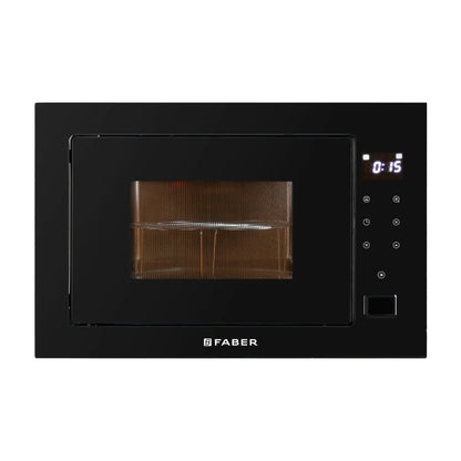 Faber Built In Oven FBIO 80L 6F BK + Faber Built-In Microwave FBI MWO 25 SG