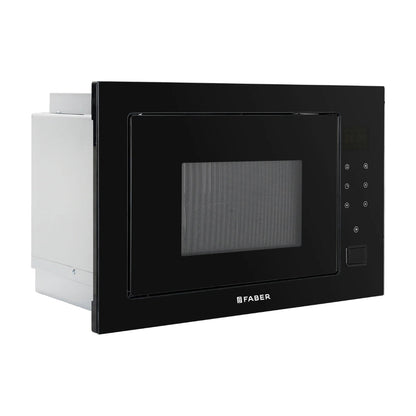 Faber Built In Oven FBIO 80L 6F BK + Faber Built-In Microwave FBI MWO 25 SG