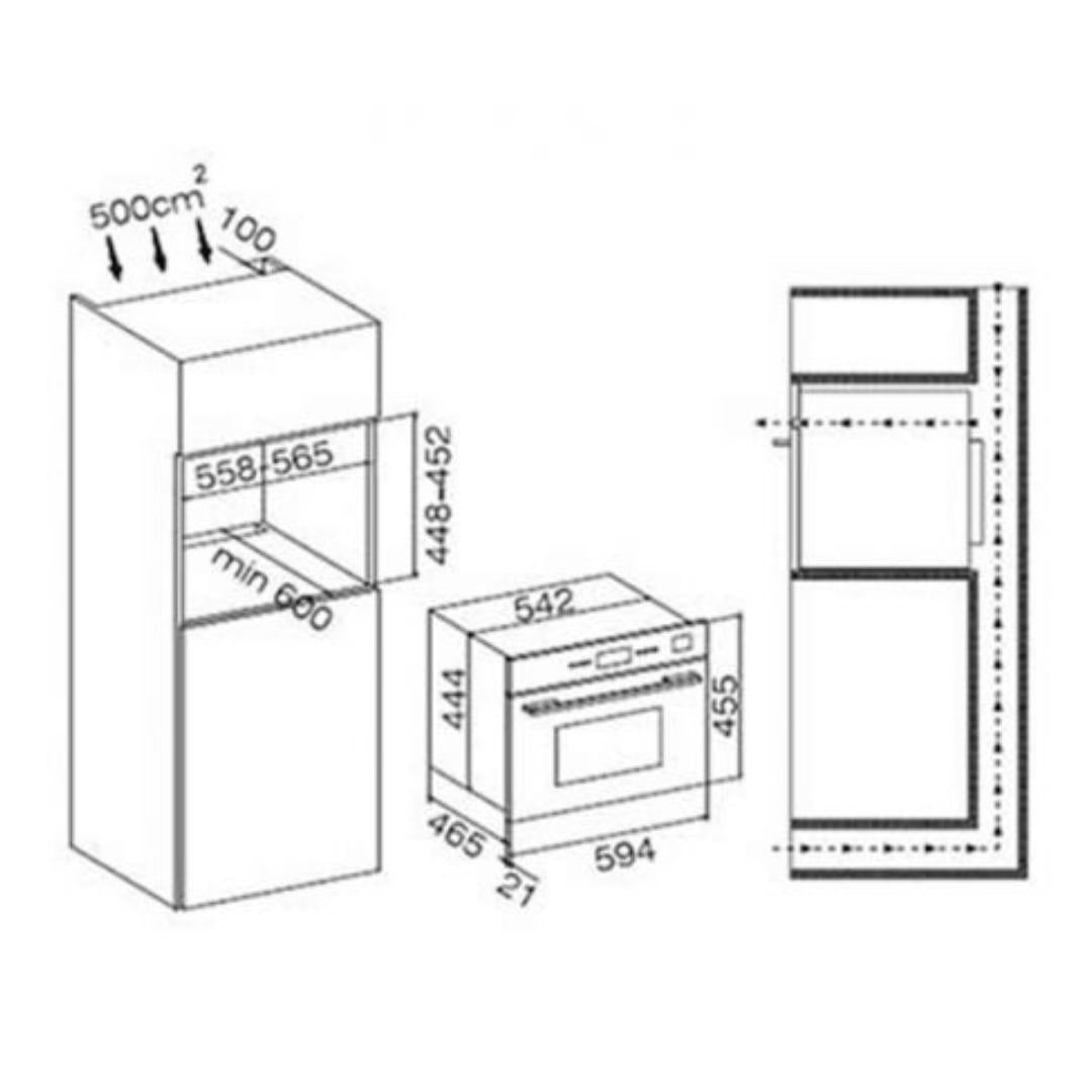 Faber Built-In Convection Microwave FBI MWO 38L CGS BS