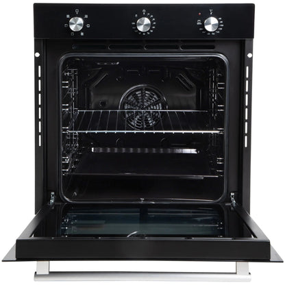 Faber Built In Oven FBIO 80L 6F BK + Faber Built-In Microwave FBI MWO 25 SG
