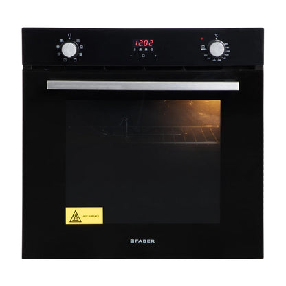Faber Built In Oven FBIO 80L 8F BK + Faber Built-In Microwave FBI MWO 25 SG