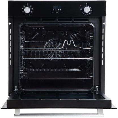 Faber Built In Oven FBIO 80L 8F BK + Faber Built-In Microwave FBI MWO 25 SG