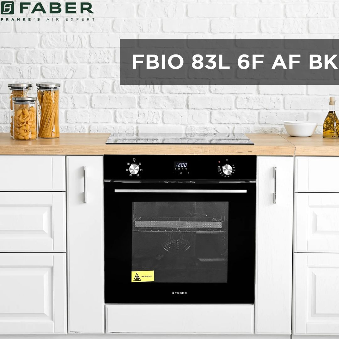 Faber Built In Oven With Air Fryer FBIO 83L 6F AF BK